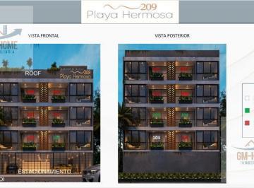 Departamento · 48m² · 2 Recámaras · 1 Estacionamiento · Departamento en Playa Hermosa