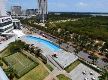 Departamento · 132m² · 3 Recámaras · 2 Estacionamientos · Idea Para Renta Vacacional a Largo Plazo Departamento en Malecón Las Américas con Piscina y Gym