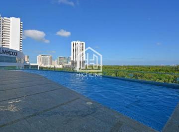 Departamento · 132m² · 3 Recámaras · 2 Estacionamientos · Departamento de 3 Habitaciones en Malecón Américas con Vista Panorámica a La Laguna Nichupté
