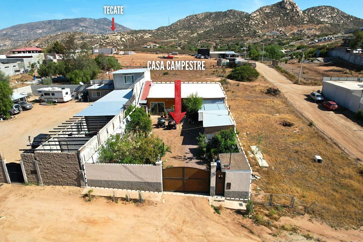 Venta Casa de Campo | Entre Tecate y Tijuana | 500 m&sup2; de Terreno con Extras