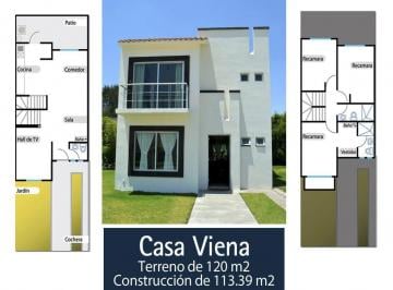 Casa · 113m² · 3 Recámaras · 2 Estacionamientos · Casa en Renta Amueblada