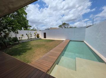 Casa de 3 habitaciones, Mérida · 835 m² de Terreno en Temozón Norte | Casa de Una Planta con Jardín, Piscina y Área Grill
