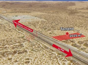 N/A · Terreno de 2,025 m² en Venta | Todos Santos, Carr. La Paz - Los Cabos