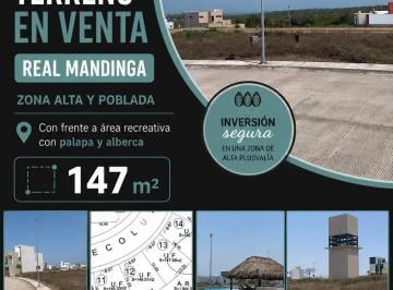 Terreno / Lote , Alvarado · Terreno en Venta Real Mandinga