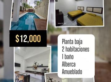 Departamento de 2 habitaciones, Benito Juárez · Depas Amueblados Sobre Prolongacion La Luna Cancún