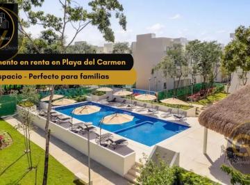 Departamento · 84m² · 2 Recámaras · 1 Estacionamiento · Departamento en Renta Amueblado de 2 Habitaciones en Playa del Carmen