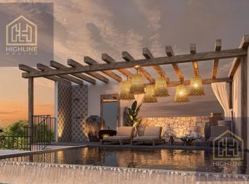 Departamento · 46m² · 1 Recámara · 1 Estacionamiento · Studio en Venta en Tulum con Infinity Pool, Rooftop y Coworking
