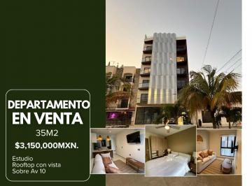 Departamento · 35m² · 1 Recámara · Departamento en Playa del Carmen - Entrega Inmediata - Av 10