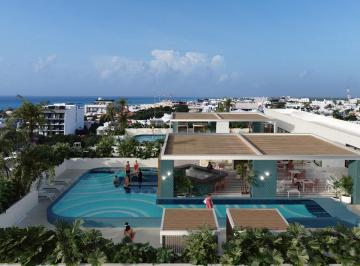 Departamento · 34m² · 1 Recámara · 1 Estacionamiento · En Venta Departamento Tipo Estudio en Playa del Carmen con Piscina, Seguridad 24/7 y Pet - Frendly