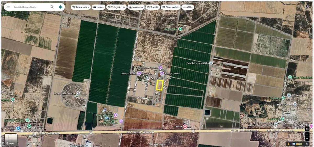 Residential Land Plot of 1,300 m&sup2; for Sale in La Esperanza, Lumabalca, Matamoros, Coahuila