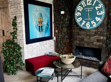 Departamento de 1 habitación, Alvaro Obregón · Loft de Artista Estilo Ny - Francés en Tizapán San Ángel | 2 Niveles + Terraza 30 m²