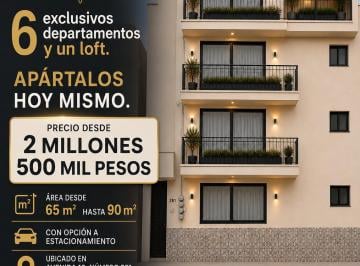 Departamento de 2 habitaciones, Venustiano Carranza · En Venta 6 Exclusivos Departamentos y un Loft
