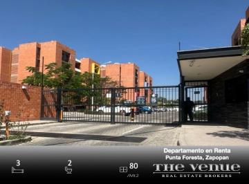 Departamento de 3 habitaciones, Zapopan · Departamento en Renta en Punta Foresta, Villa de Ixtépete Zapopan
