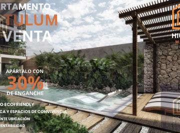 Departamento · 73m² · 1 Recámara · 1 Estacionamiento · Departamento de 1 Recamara en Venta en Tulum/a 3 Km de La Playa/jacuzzi/