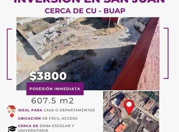 Terreno / Lote , Puebla · ¡Oportunidad de Inversión Junto a Cu - Buap!