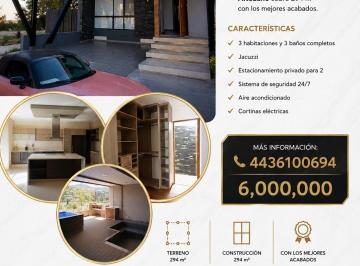 Casa de 3 habitaciones, Morelia · Propiedad en Venta, Nueva, Altozano, Sobre 294 m²