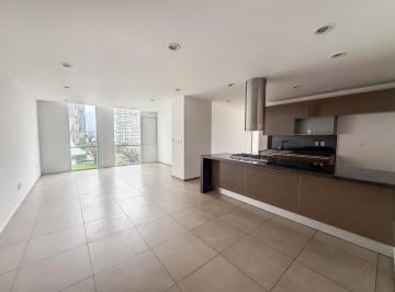 Departamento · 115m² · 2 Recámaras · 2 Estacionamientos · Carso, Exterior con Vista Abierta, Mant. Incluido.
