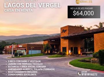 Casa · 349m² · Casa en Renta Lagos del Vergel, Valle Alto