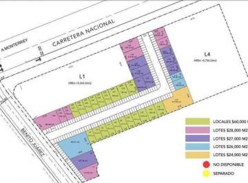 Terreno / Lote · 135m² · Lotes Comerciales en Venta Carretera Nacional