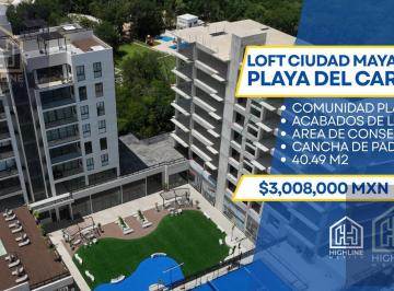 Departamento · 40m² · 1 Recámara · 1 Estacionamiento · Loft en Venta Playa del Carmen, Ciudad Mayakoba, 1 Recámara, Comunidad Planeada, Naturaleza, Exclusi