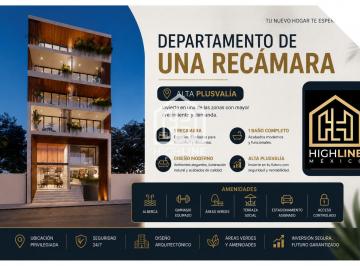 Departamento · 51m² · 1 Recámara · Departamento 1 Recamara | Amenidades Premium | Elevador