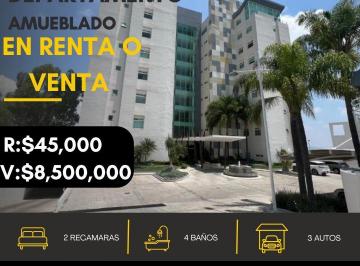 Departamento · 180m² · 2 Recámaras · 3 Estacionamientos · Departamento en Conjunto Habitacional Torre Cumbres