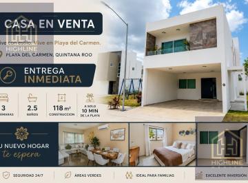 Casa · 117m² · 3 Recámaras · 2 Estacionamientos · Casa en Venta | Entrega Inmediata | 3 Recamaras | Alberca | Gimnasio