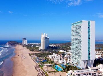 Departamento de 2 habitaciones, Mazatlán · Rento Departamento en Peninsula Mazatlán, Pie de Playa 2 Recs Amueblado