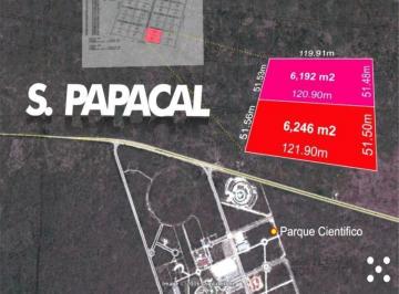 Terreno / Lote · 6192m² · Lotes en Sierra Papacal a 550 m del Parque Científico