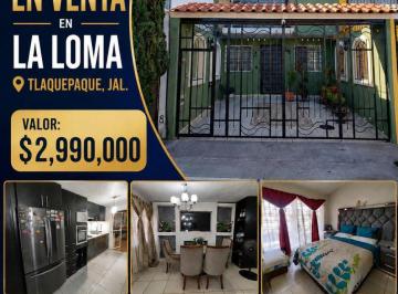 Casa de 3 habitaciones, San Pedro Tlaquepaque · Casa en Venta en Tlaquepaque, Jalisco (Colonia Las Lomas)
