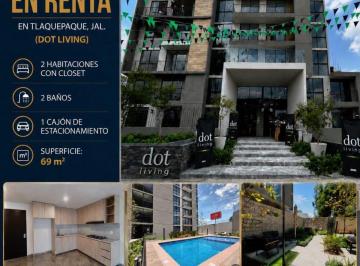 Departamento de 2 habitaciones, San Pedro Tlaquepaque · Departamento en Renta en Tlaquepaque, Jalisco (Dot Living)
