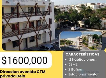Departamento · 53m² · 2 Recámaras · 1 Estacionamiento · Departamento en Real Ibiza