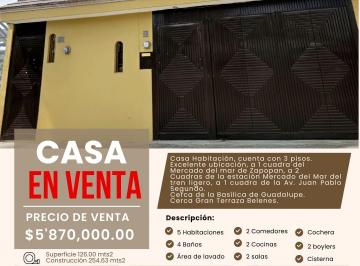 Casa de 5 habitaciones, Zapopan · Casa en Venta Col. El Vigia (Mercado del Mar) Zapopan