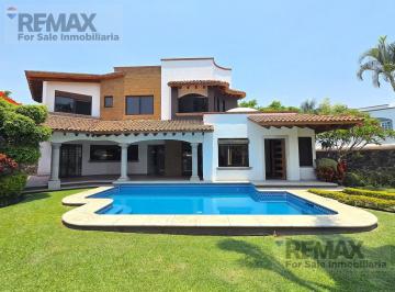 Casa · 385m² · 4 Recámaras · 2 Estacionamientos · Venta de Residencia de Lujo en Residencial Sumiya, Jiutepec, Morelos…clave 6225