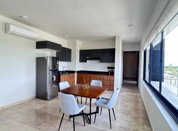 Departamento · 108m² · 2 Recámaras · 2 Estacionamientos · Se Renta Departamento Amueblado con Amenidades en Santa Gertrudis Copó, Mérida Yucatán