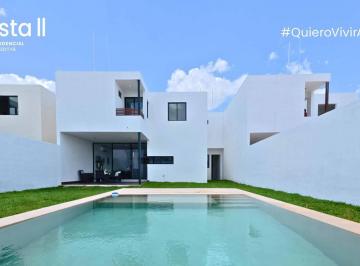 Casa · 208m² · 3 Recámaras · 4 Estacionamientos · Nuevas Casas en Venta - Arista Ii: Residencias Dzityá