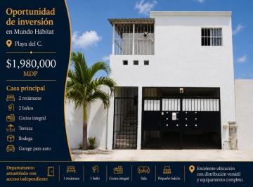 Casa de 3 habitaciones, Solidaridad · Casa en Venta en Mundo Habitat P. C.