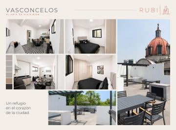 Departamento de 1 habitación, Miguel Hidalgo · Departamento Nuevo en San Miguel Chapultepec