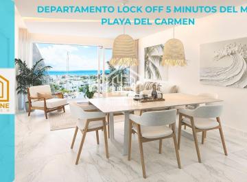 Departamento · 43m² · 1 Recámara · Departamento Lock Off en Playa del Carmen 5 Minutos Playa