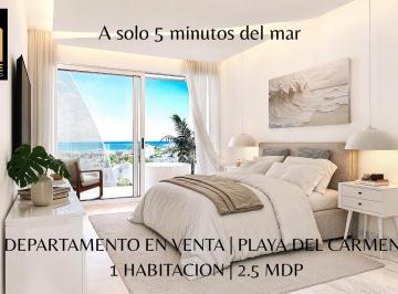 Departamento · 40m² · 1 Recámara · 1 Estacionamiento · Departamento Moderno en Venta en Playa del Carmen