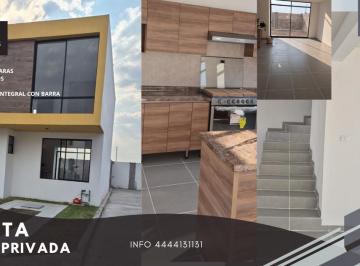 Casa en condominio de 3 habitaciones, Villa de Pozos · Casa Nueva en Privada Residencial Asturias