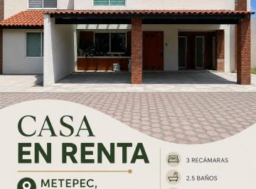 Casa · 3 Recámaras · 2 Estacionamientos · Casa en Renta en Viandas