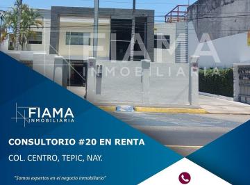 33cd9c1e7f60528ad58d2fd34f6d63555a8f69a249bb77306ade134148b63234 · Consultorio Médico #20 en Renta en Col. Centro, Tepic, Nayarit. (F)