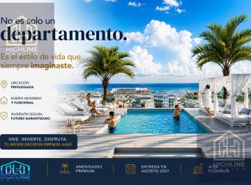 Departamento · 40m² · 1 Recámara · 1 Estacionamiento · Invierte en Playa del Carmen | 2 Recámaras, Rooftop Alta Plusvalía