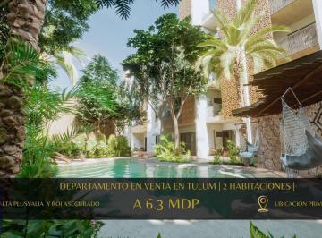 Departamento · 93m² · 2 Recámaras · Lujo y Bienestar en Tulum | Departamento de 2 Habitaciones