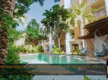 Departamento · 55m² · 1 Recámara · Departamento de 1 Habitación en Tulum | Wellness, Yoga y Alto Potencial de Roi