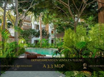 Departamento · 55m² · 1 Recámara · Departamento de 1 Habitación en Tulum | Wellness, Yoga y Alto Potencial de Roi