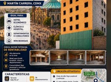 Edificio de 76 habitaciones, Gustavo A. Madero · Edificio Comercial