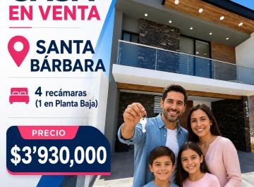 Casa de 4 habitaciones, Aguascalientes · Casa en Venta | Santa Bárbara | Al Poniente de La Ciudad de Aguascalientes