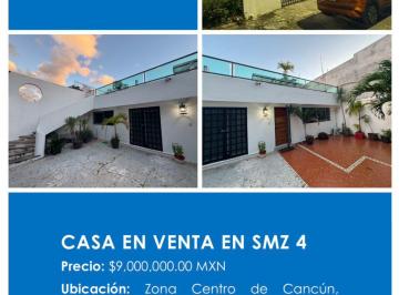 Casa uso de suelo de 6 habitaciones, Benito Juárez · Casa en El Centro de Cancun con Uso de Suelo Mixto